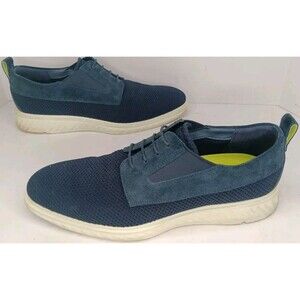 ECCO ST.I Hybrid Lite Men's Blue Knit Oxfords Casual Shoes EU 48 / US 14-14.5